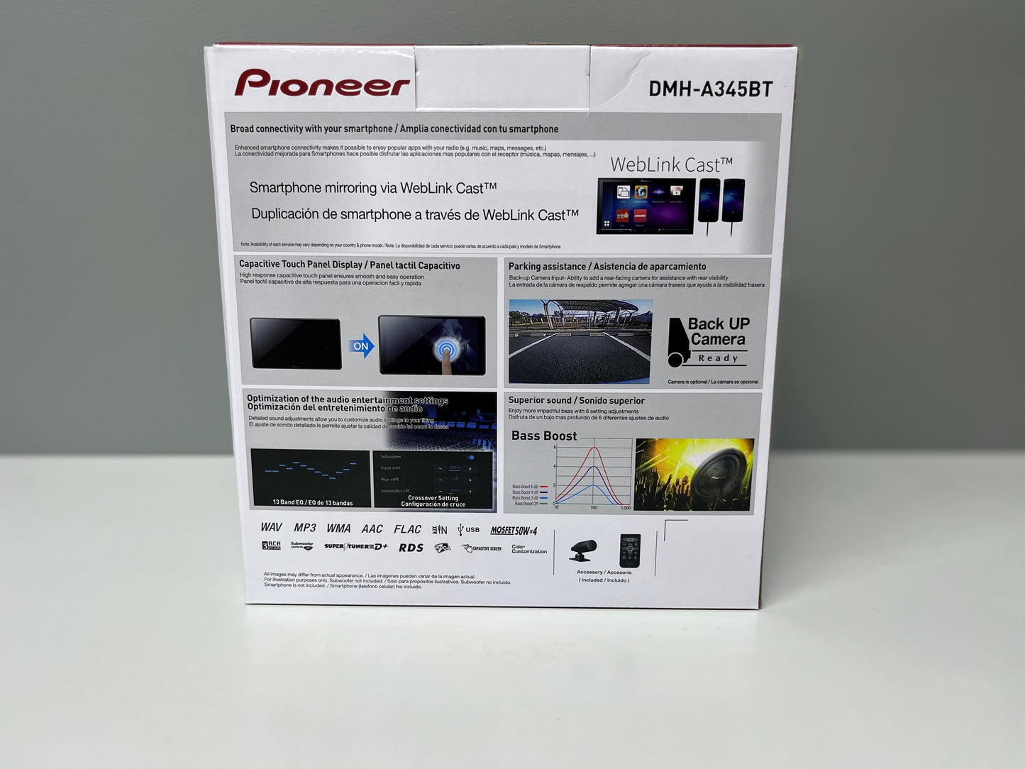 DMH-A345BT Pioneer Multimedia Receiver 6.8"
