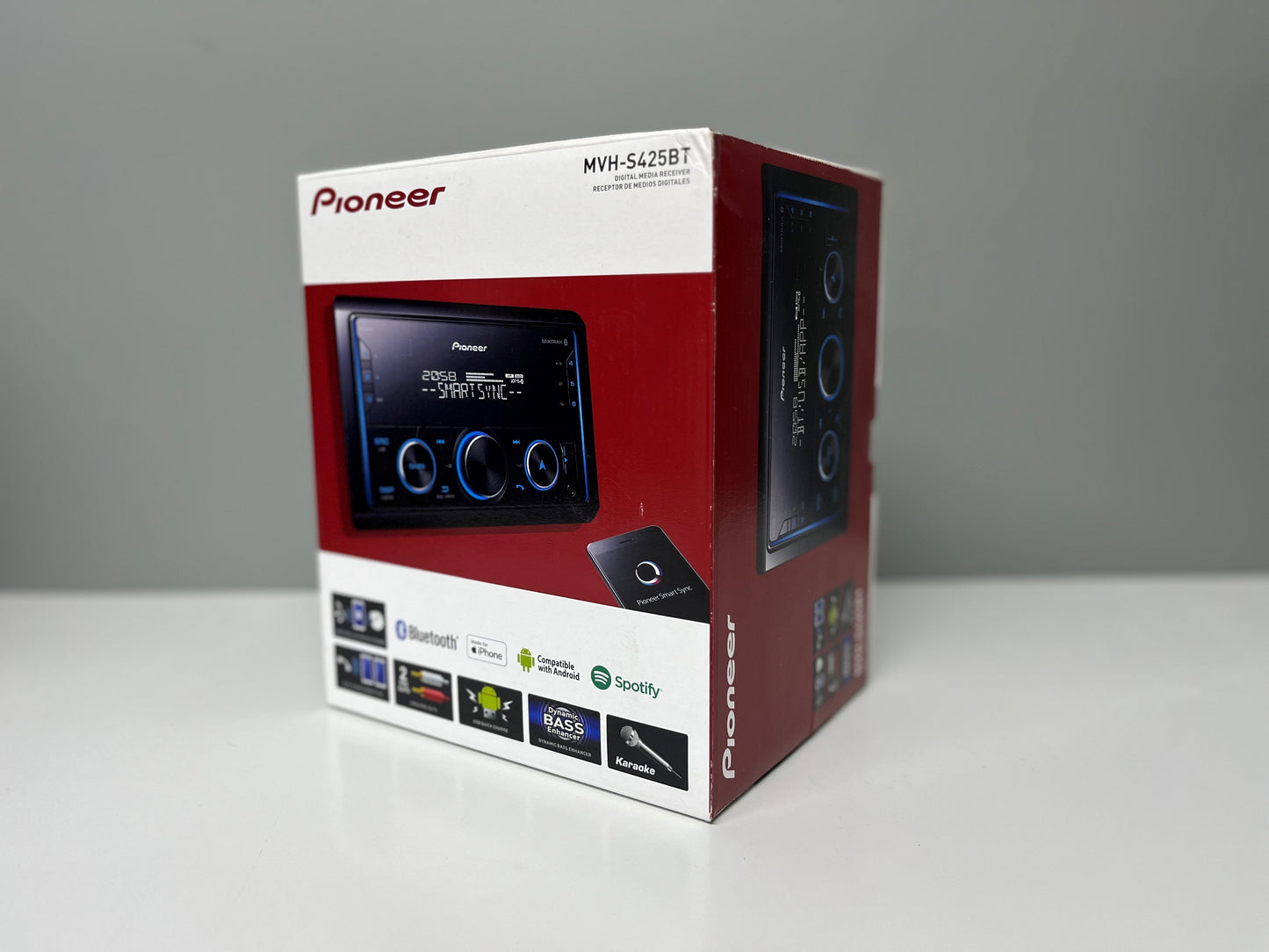 MVH-S425BT Pioneer Digital Media Receiver with Dual Bluetooth