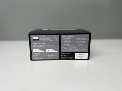 103000 Beacon 12-24v Amber 3 Bolt