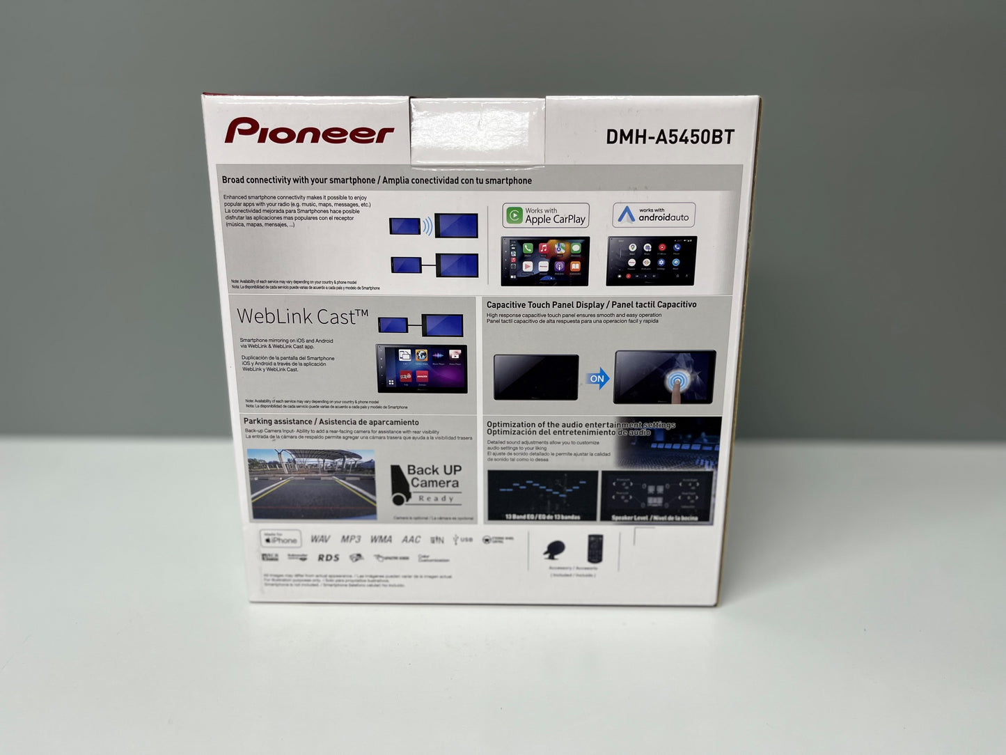 DMH-A5450BT Pioneer Touch-screen Wireless Multimedia Receiver