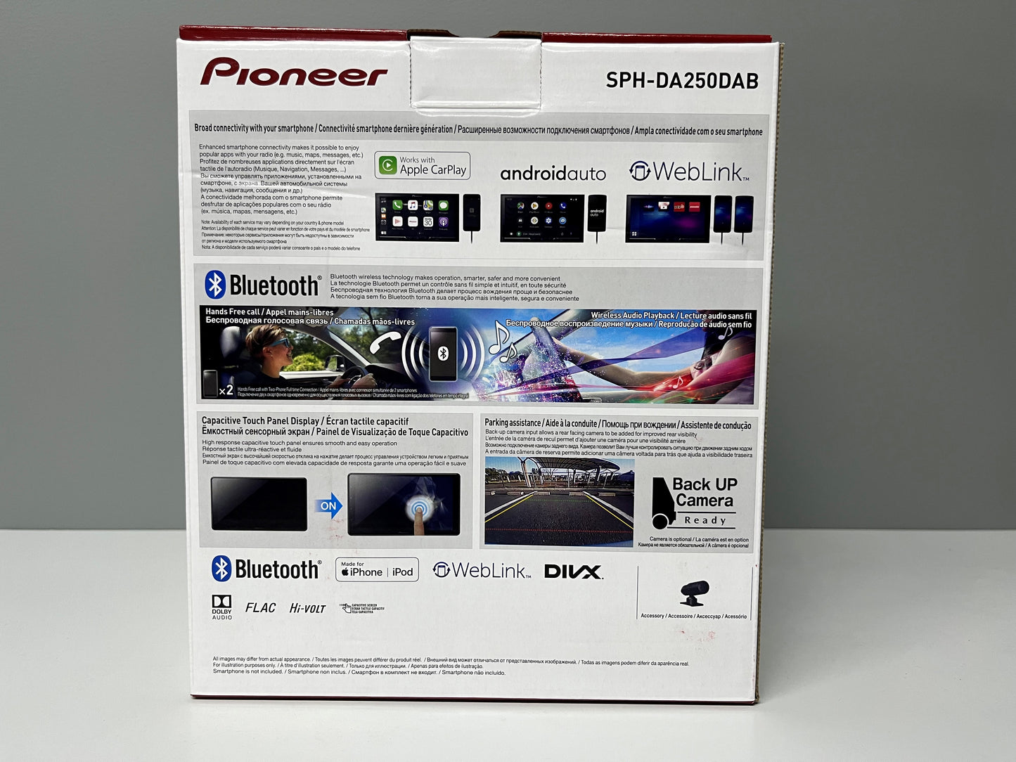 SPH-DA250DAB Pioneer Multimedia Receiver 6.8" with Apple CarPlay & Android Auto