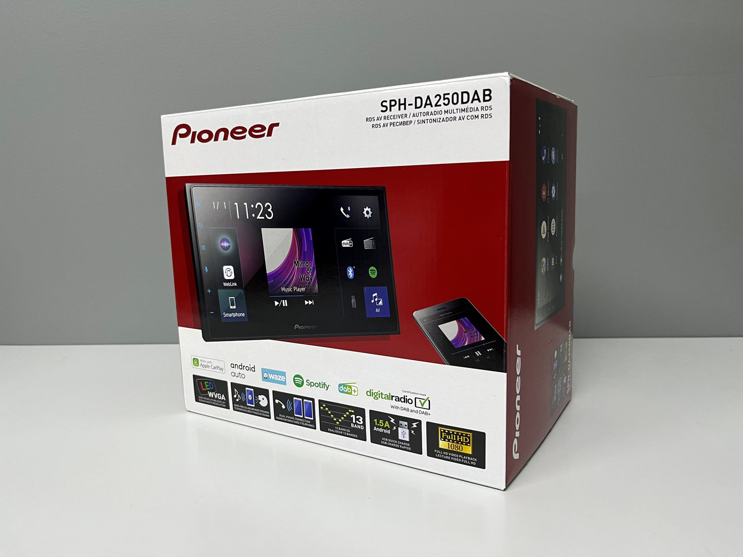 SPH-DA250DAB Pioneer Multimedia Receiver 6.8" with Apple CarPlay & Android Auto